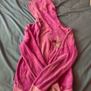 soft pink justice hoodie